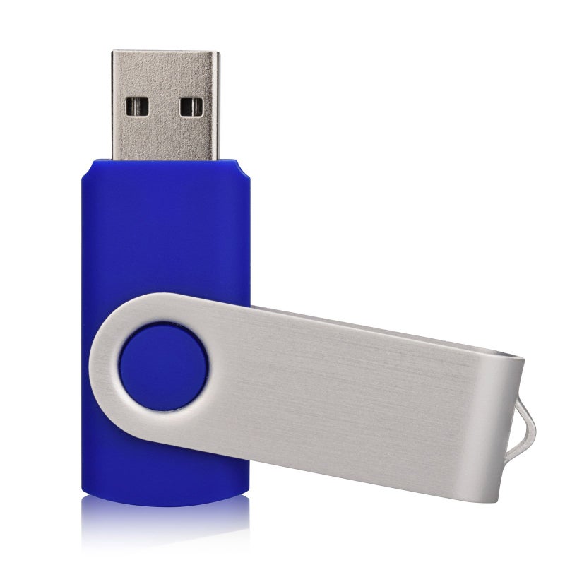 KALSAN 64GB USB Flah Drives 10 Pack 64GB USB 2.0 USB Drive 64GB Flash Drive Pack 64GB USB Memory Stick 10 Pack-Blue - Image 2